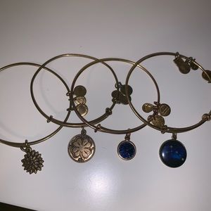 Gold Alex and Ani Bracelets